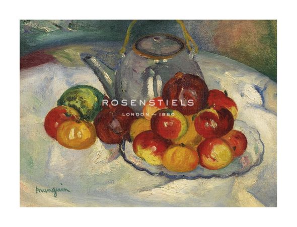 Henri Manguin Hand Numbered Limited Edition Print on Paper :"Pommes et Thire"