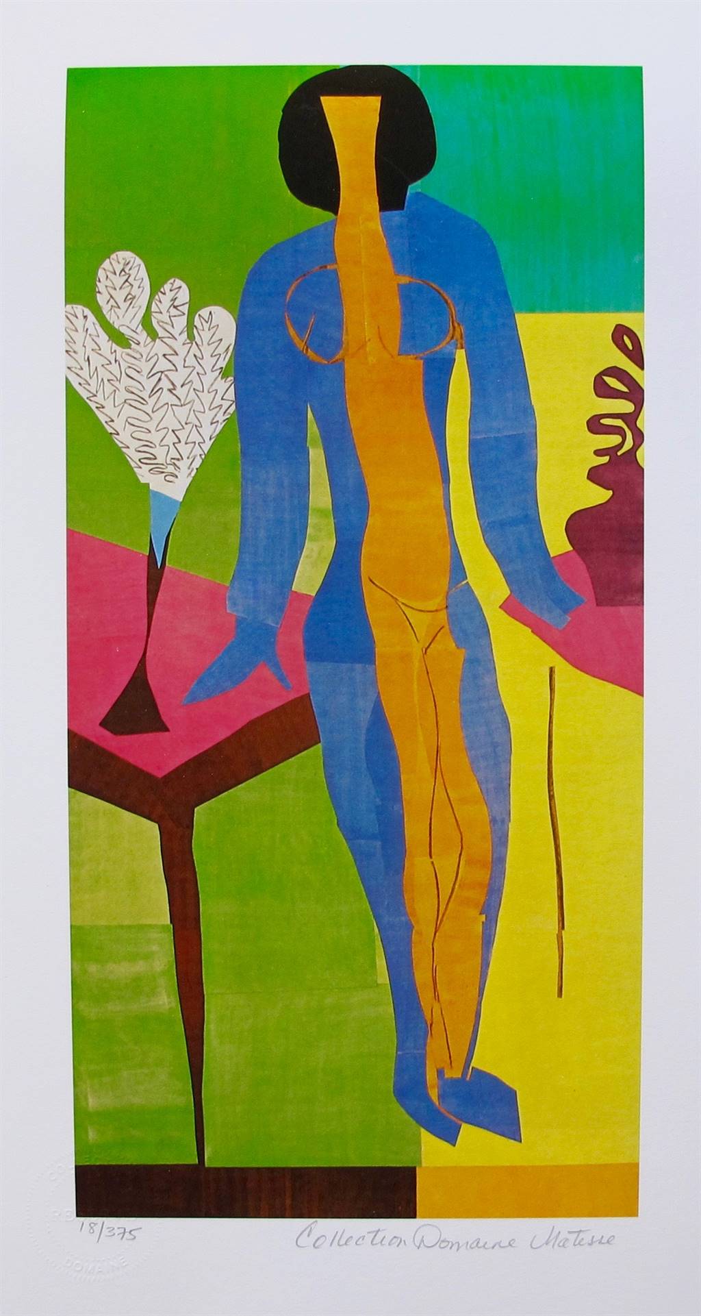 Henri Matisse Estate Signed & Stamped Limited Edition Small Gicle:"Zulma"