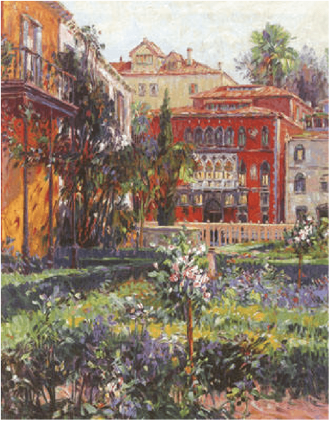 Henri Plisson Artist Signed Limited Edition Serigraph on paper:"Venetian Summer"