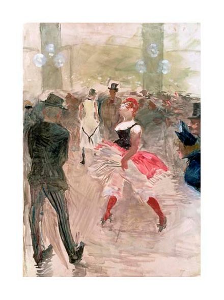 Henri Toulouse-Lautrec Fine Art Open Edition Gicl&eacute;e:"At the Elysee, Montmartre"