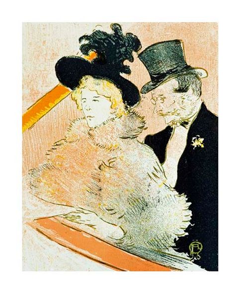 Henri Toulouse-Lautrec Fine Art Open Edition Gicl&eacute;e:"Au Concert"