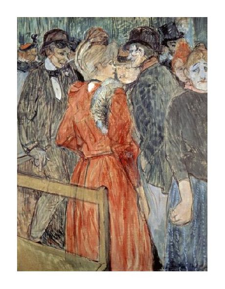 Henri Toulouse-Lautrec Fine Art Open Edition Gicl&eacute;e:"Au Moulin de la Galette"