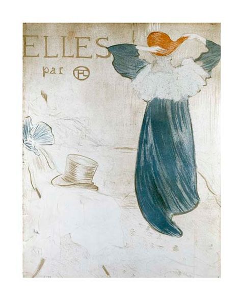 Henri Toulouse-Lautrec Fine Art Open Edition Gicl&eacute;e:"Frontispice Pour Elles"