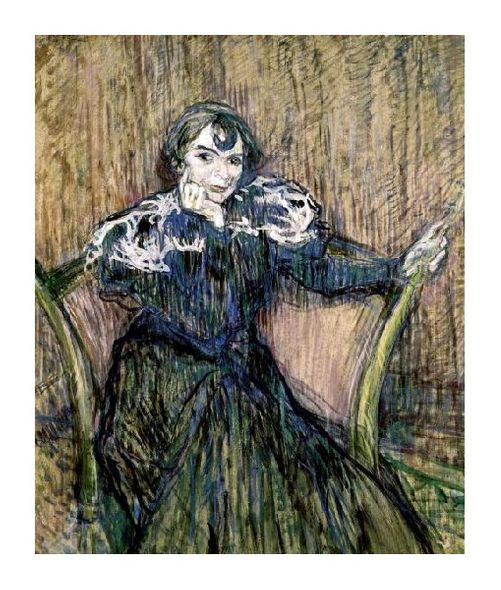 Henri Toulouse-Lautrec Fine Art Open Edition Gicl&eacute;e:"Madame Berthe Bady"