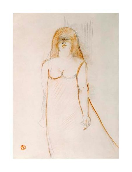 Henri Toulouse-Lautrec Fine Art Open Edition Gicl&eacute;e:"Mademoiselle Cocyte"