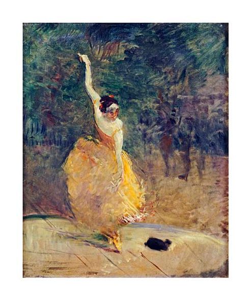 Henri Toulouse-Lautrec Fine Art Open Edition Gicl&eacute;e:"The Spanish Dancer"