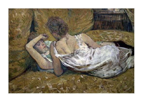 Henri Toulouse-Lautrec Fine Art Open Edition Gicl&eacute;e:"Two Friends"