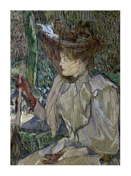 Henri Toulouse-Lautrec Fine Art Open Edition Gicl&eacute;e:"Woman with Gloves"