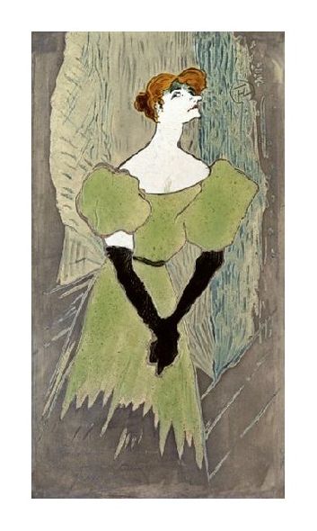 Henri Toulouse-Lautrec Fine Art Open Edition Gicl&eacute;e:"Yvette Guilbert"
