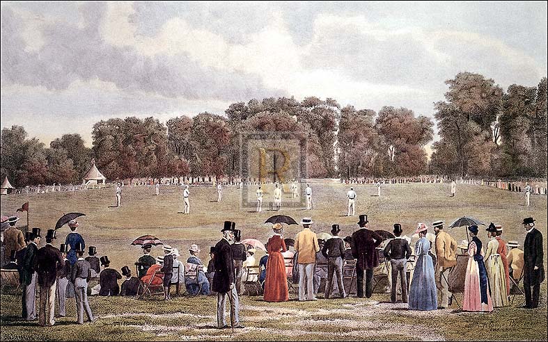 Henry Jamyn Brooks Artist Hand Colored Copper Plate Printed Atelier Print:"Eton and Winchester"