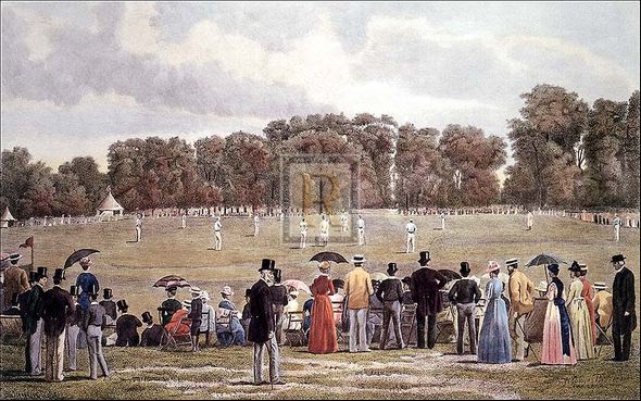 Henry Jamyn Brooks Artist Hand Colored Copper Plate Printed Atelier Print:"Eton and Winchester"