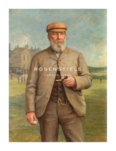 Henry Jamyn Brooks Hand Numbered Limited Edition Print on Paper :"Portrait of Tom Morris Senior"
