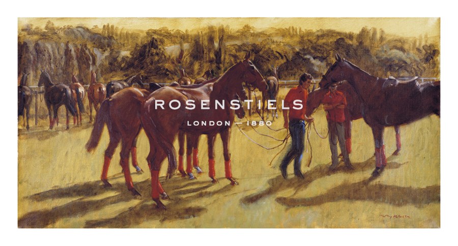 Henry Koehler Hand Numbered Limited Edition Print on Paper :"Grooms Before The Race"