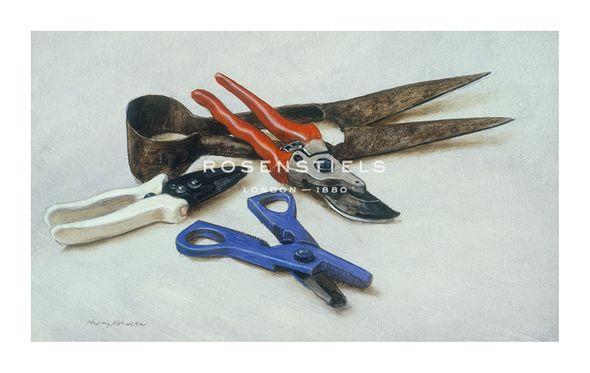 Henry Koehler Hand Numbered Limited Edition Print on Paper :"Secateurs and Shears"