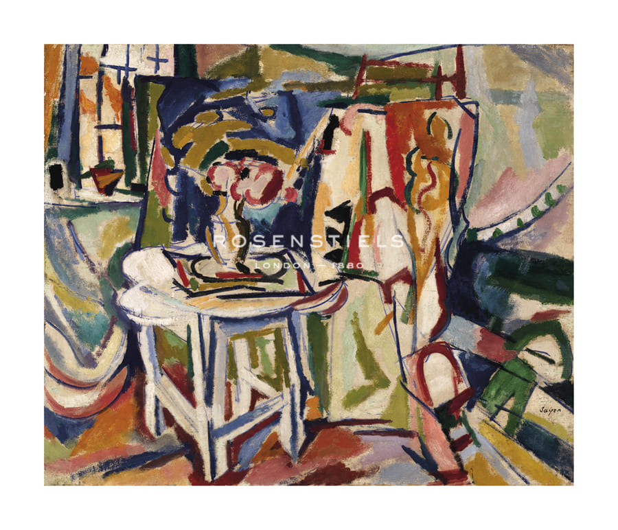 Henry Lyman Say?en Hand Numbered Limited Edition Print on Paper :"Interior"