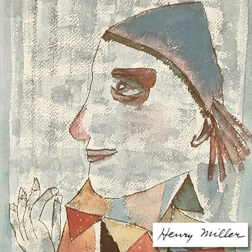 Henry Miller Limited Edition Serigraph Print: "The Joker"