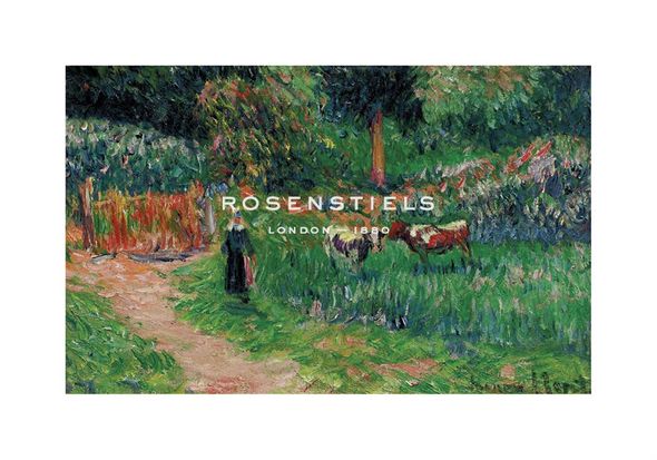 Henry Moret Hand Numbered Limited Edition Print on Paper :"La Gardeuse De Vaches"