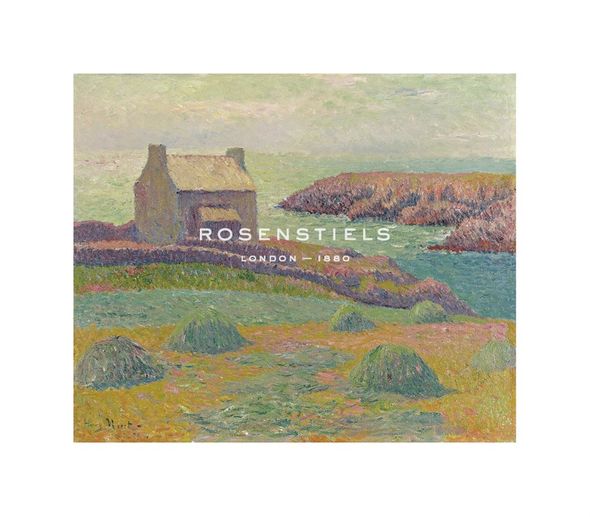 Henry Moret Hand Numbered Limited Edition Print on Paper :"Maison Sur La Colline"