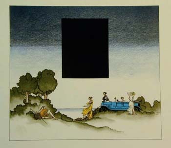 Henry Pearson Hand Signed Publisher Proof Lithograph:"Lagonda"