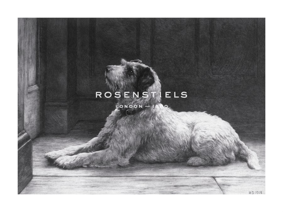 Herbert Dicksee Hand Numbered Limited Edition Print on Paper :"Waiting For Master"
