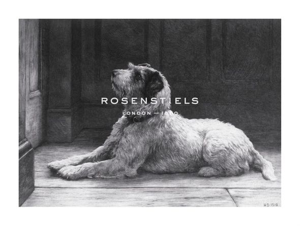 Herbert Dicksee Hand Numbered Limited Edition Print on Paper :"Waiting For Master"