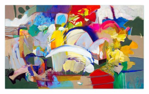 Hessam Abrishami Oversized 48x80 Artist Signed Limited Edition:"Bridges"