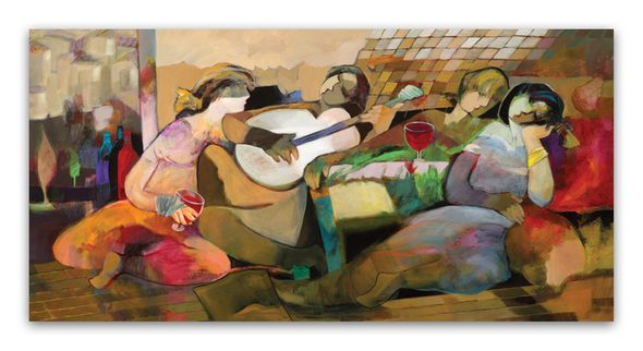 Hessam Abrishami Hand Signed and Numbered Limited Edition Archival Print on Canvas:"Afternoon Memory"