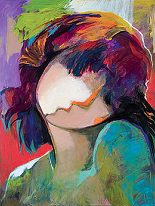 Hessam Abrishami Hand Signed and Numbered Limited Edition Archival Print on Canvas:"Internal Beauty"