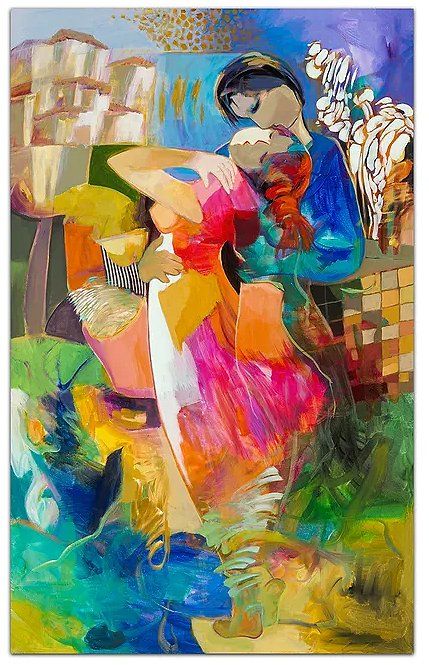 Hessam Abrishami Artist Signed Limited Edition Archival Canvas:"After Solitude" 