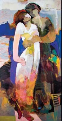 Hessam Abrishami Handsigned and Numbered Limited Edition Giclee on Canvas:"Pure Impression"