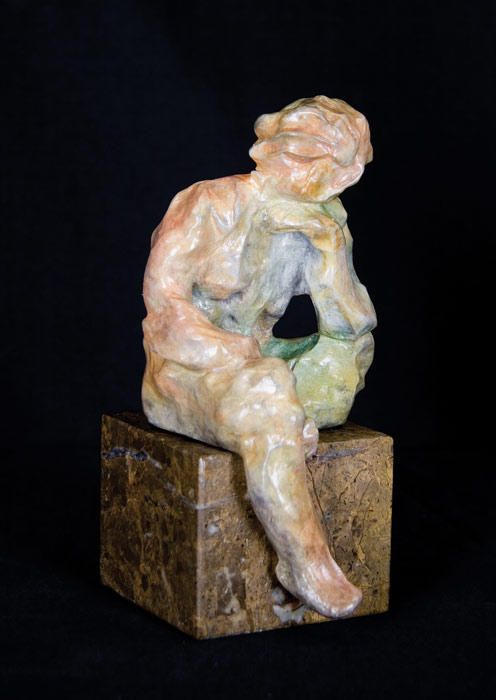 Hessam Abrishami  Limited Edition Bronze Sculpture:"Dreaming"