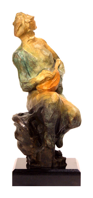 Hessam Abrishami Limited Edition Bronze Sculpture:"Attached"