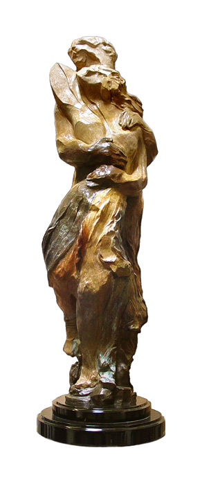 Hessam Abrishami Limited Edition Bronze Sculpture:"Embrace "