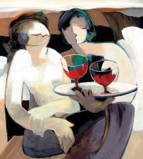 Hessam Abrishami Limited Edition Giclee on Canvas: "Taste of Tuscany  (The Assaggio Suite)"