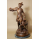 Hippolyte-Francois Moreau and Prosper Lecourtier Handcrafted Solid Bronze Sculpture:"Hunter with Hounds"
