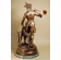 Hippolyte-Francois Moreau and Prosper Lecourtier Handcrafted Solid Bronze Sculpture:"Hunter with Hounds"