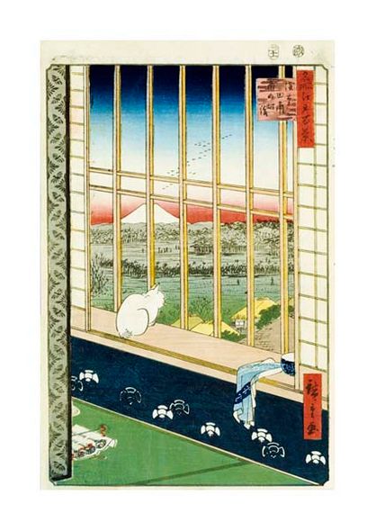 Hiroshige Fine Art Open Edition Gicl&eacute;e:"Asakusa Rice Fields During the Festival of the Cock"