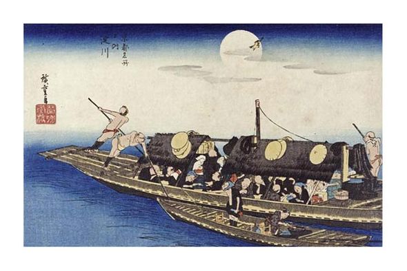 Hiroshige Fine Art Open Edition Gicl&eacute;e:"Yodo River"
