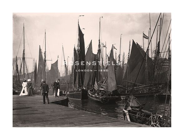 Historic Collection Hand Numbered Limited Edition Print on Paper :"Fishing Port, Lowestoft"