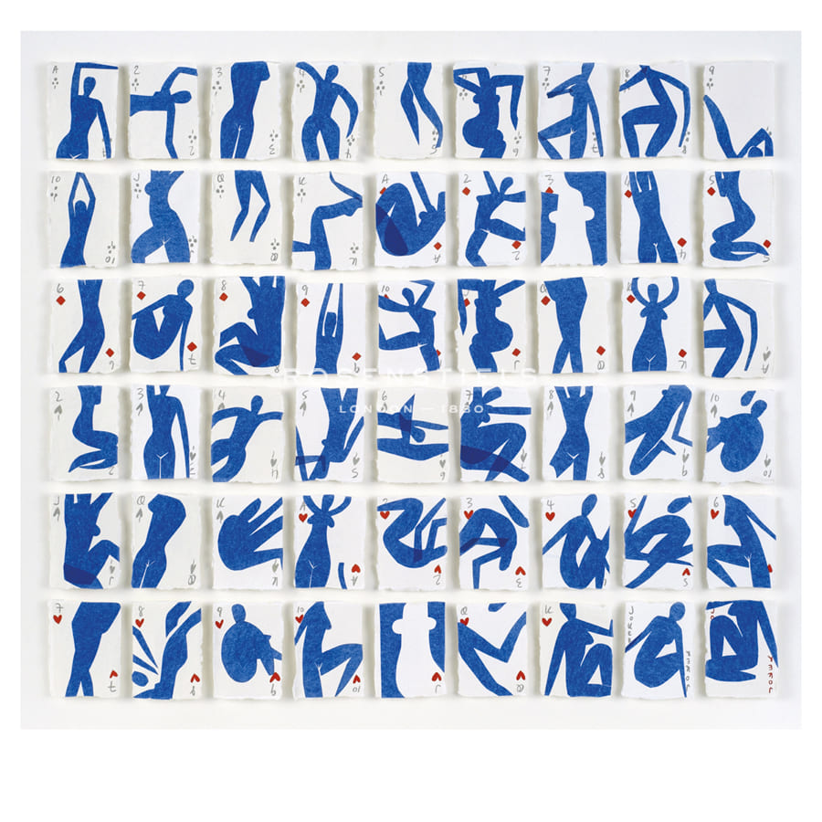 Holly Frean Hand Numbered Limited Edition Print on Paper :"A Pack of Blue Dancers No.2, 2015"