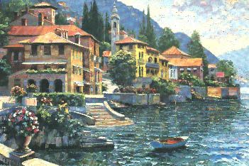 Howard Behrens Limited Edition Serigraph on Paper: "Afternoon Vista"
