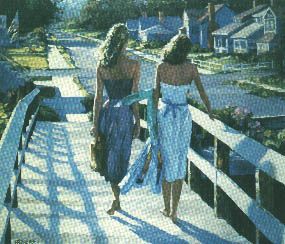 Howard Behrens Limited Edition Serigraph on Paper: "Bethany Beach"