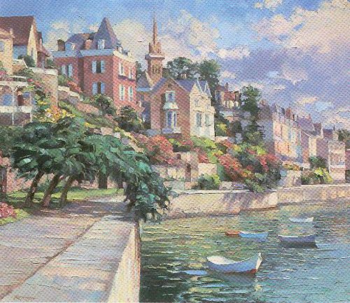 Howard Behrens Limited Edition Serigraph on Paper: "Brittany"