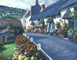 Howard Behrens Limited Edition Serigraph on Paper: "Devonshire"