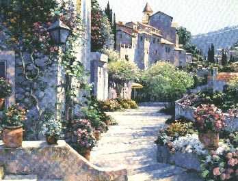 Howard Behrens Limited Edition Serigraph on Paper: "Old World Charm"