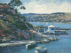 Howard Behrens Limited Edition Serigraph on Paper: "Sausalito"