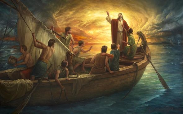 Howard Lyon Fine Art Canvas Giclee: "From Fear to Faith Large Wall Art"