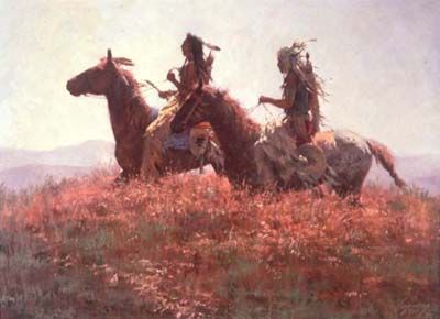 HOWARD TERPNING 12X9 Secondary Market Art: "SHOSHONIS"