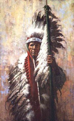 HOWARD TERPNING 18X29 Secondary Market Art: "STRENGTH OF EAGLES"