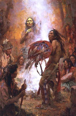 HOWARD TERPNING 23X35 Secondary Market Art: "TRANSFER MEDICINE SHLD"